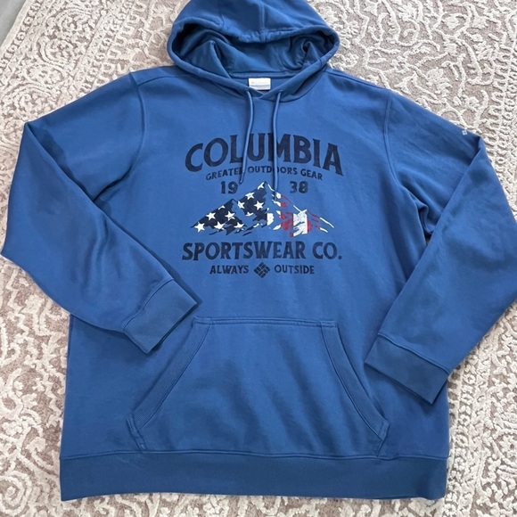 Columbia Men’s Trek Graphic Hooded Sweatshirt - Picture 6 of 13
